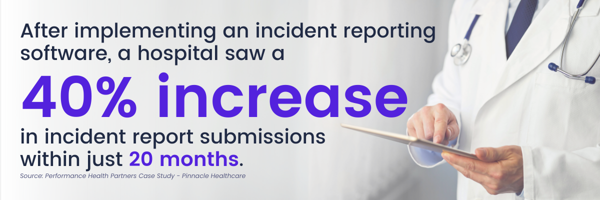 incident reporting software increased reporting