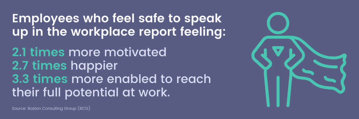benefits of psychological safety in healthcare