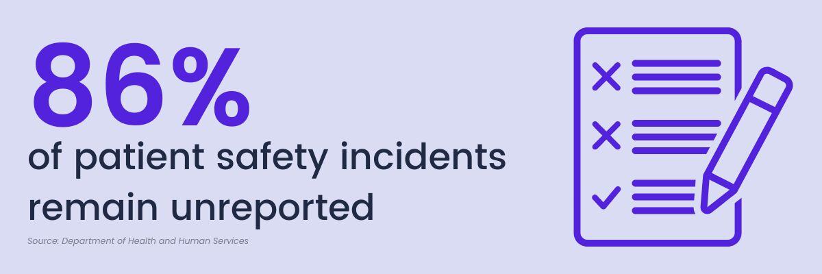 underreporting of safety events healthcare